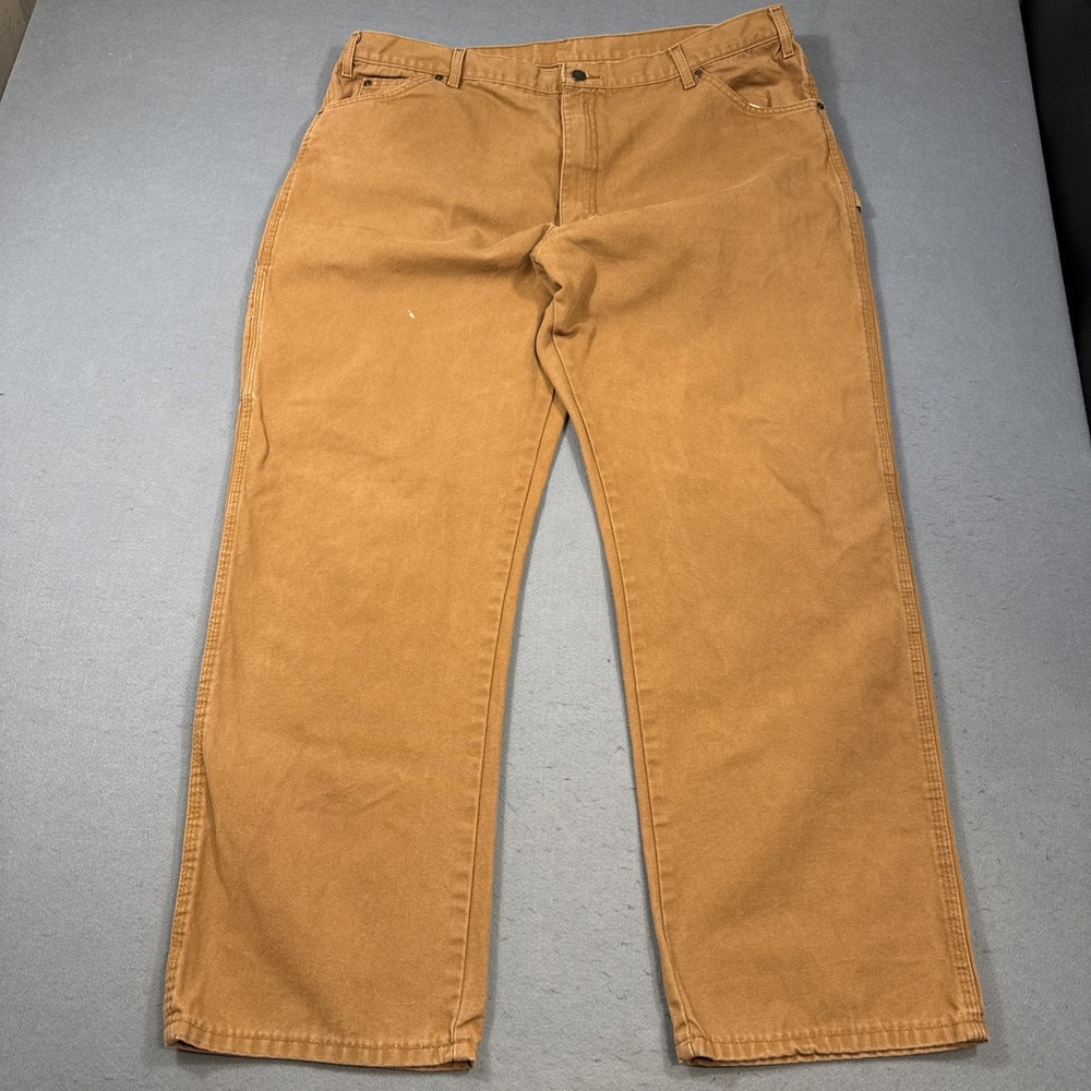 Vintage Dickies Flex Duck Carpenter Pants Y2K Skate  Brown 42 x 32